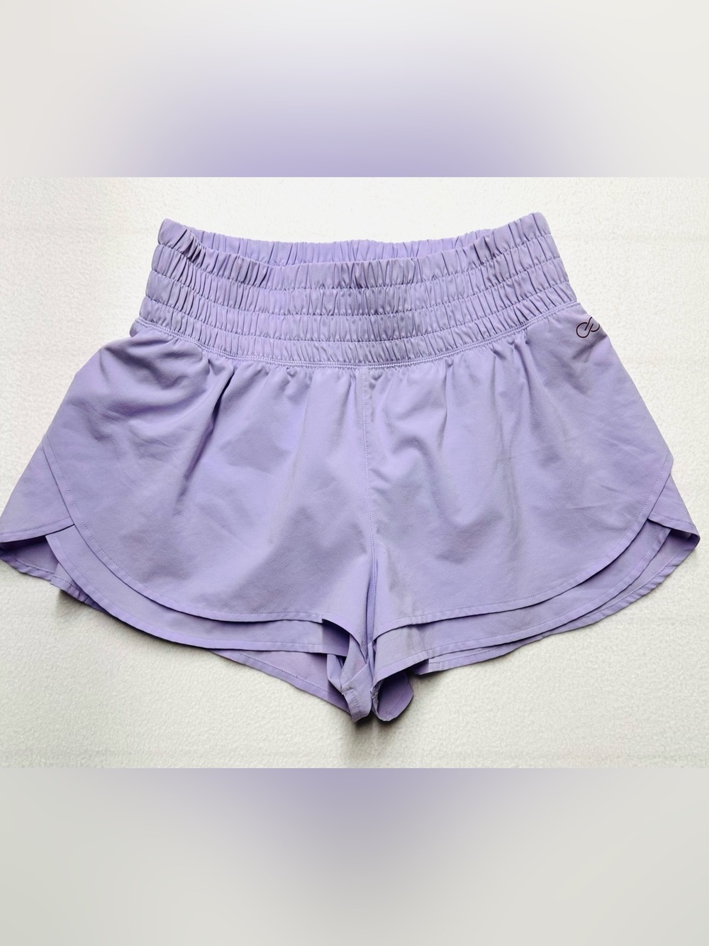 CALIA Step Up Shorts Women M Lavender High Rise Running Athletic 2.5”